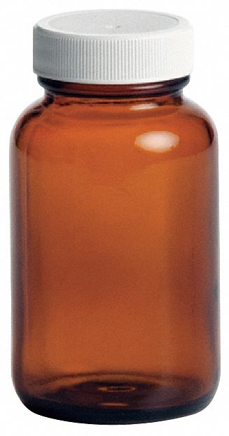 Wide Mouth Bottle SL Glass 68mm H PK24