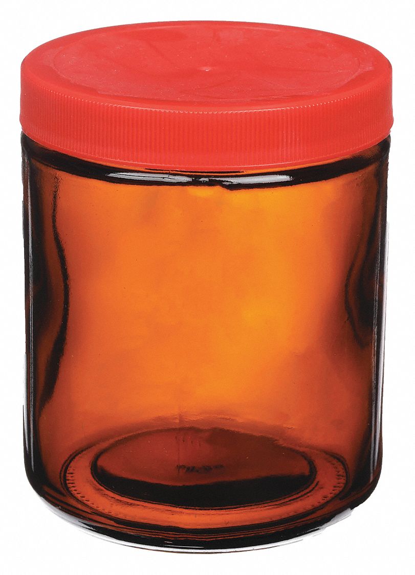 Glass, 240 mL Capacity - mL, Jar - 39H563|239563 - Grainger