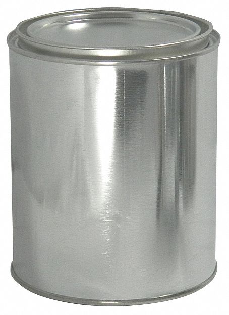 PAINT CAN, 1 QT, ROUND, UNLINED, 4¼ IN OVERALL DIA, 4⅜ IN W, 16¼ IN H, TRIPLE TITE