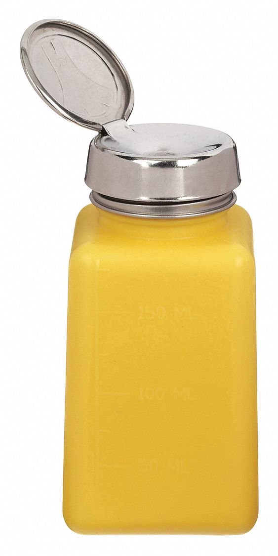 Dispensing  Bottle, 106.7 mm H, Yellow