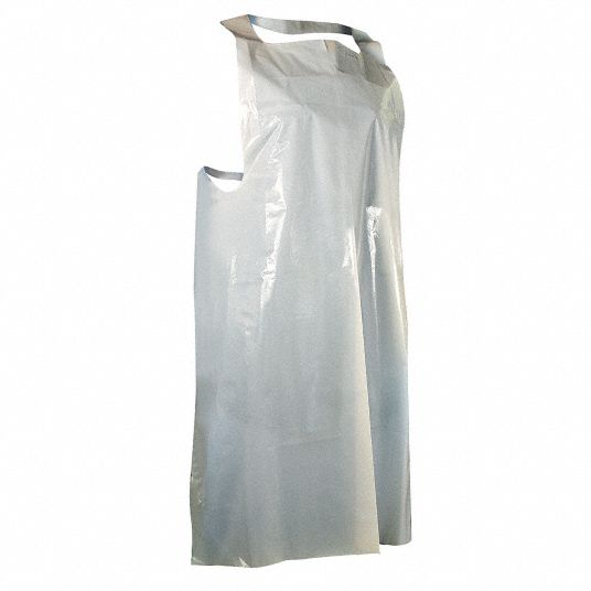 CELLUCAP Disposable Sleeve Apron, Universal, White, Polyethylene, PK
