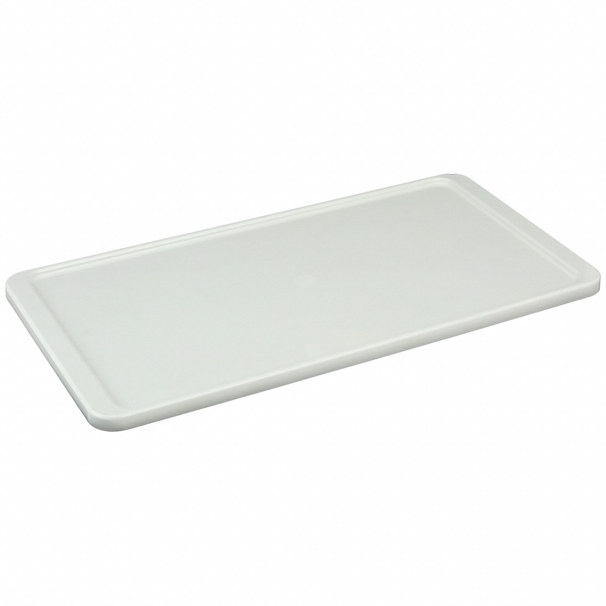 Lid: 24 in x 12 in, White, Fiberglass