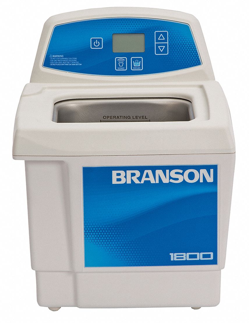 BRANSON, 0.5 gal Tank Capacity, Degas/Sweep, Ultrasonic Cleaner