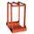 FORKLIFT CYLINDER CADDY, 4 CYLINDERS, 9 IN COMPATIBLE CYLINDER DIAMETER, STEEL