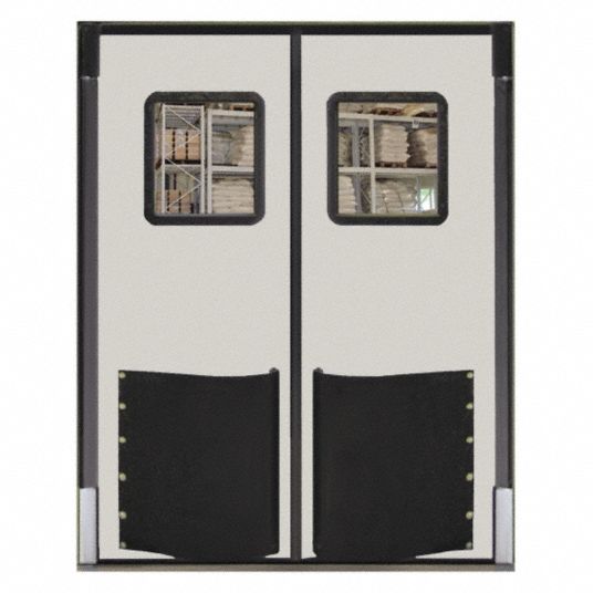 Polyethylene, 2 Doors, Swinging Door - 39K420|9696RD25CGR - Grainger