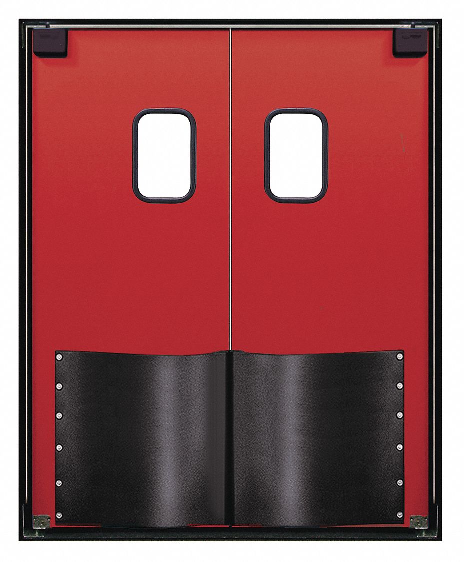2 Doors, 6 ft Door Wd, Swinging Door 39K681PRO300S7296RED Grainger