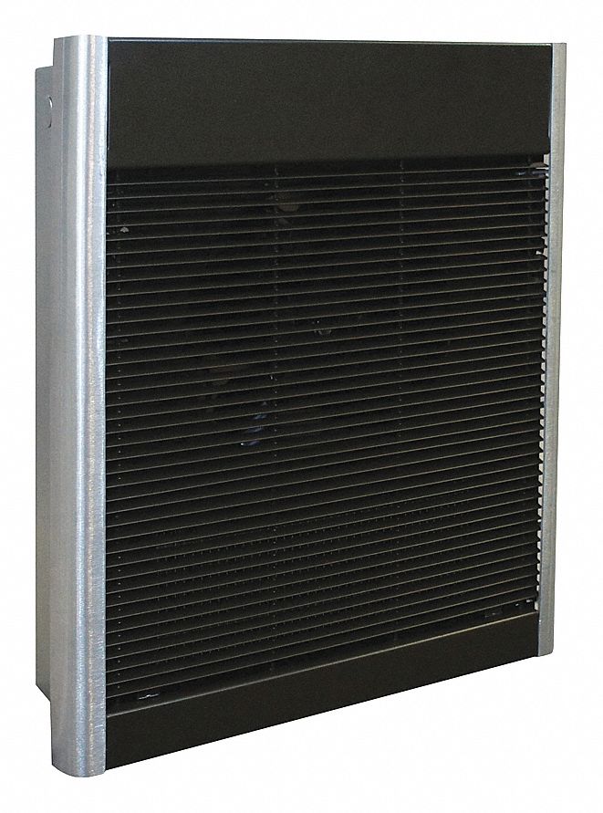 RECESSED ELECTRIC WALL-MOUNT HEATER, 2,000/4,000W, 208V ACASE, 208V AC, 1-PHASE, BRONZE