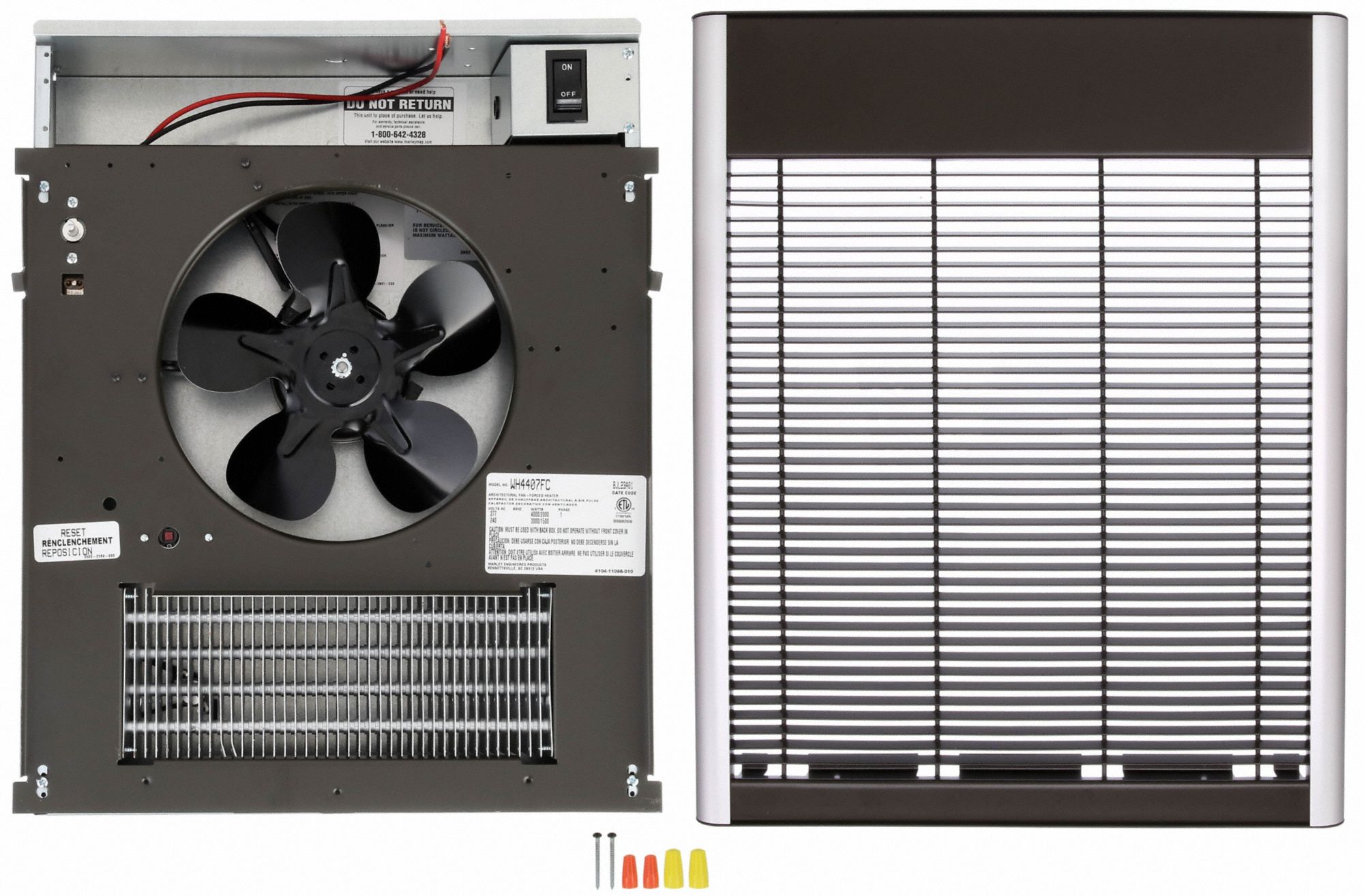 QMARK Recessed Electric WallMount Heater 1,500W/3,000W/2,000W/4,000W