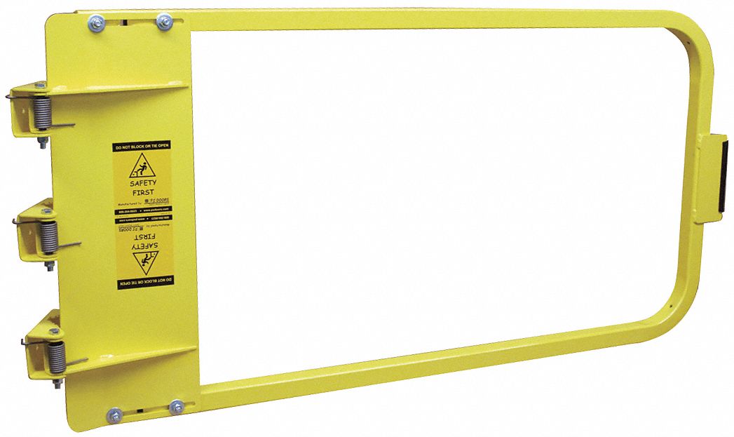 PS DOORS Safety Gate, Gate, Steel 39L635LSG44PCY Grainger