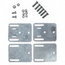 Mounting Bracket, Galv, Flatbar 4 in. W