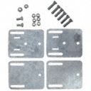 Mounting Bracket, SS, Flatbar 4 in. W