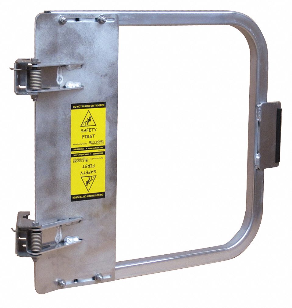 Single-Door Metal: Aluminum, For 25 3/4 in to 29 1/2 in Opening Wd, Adj