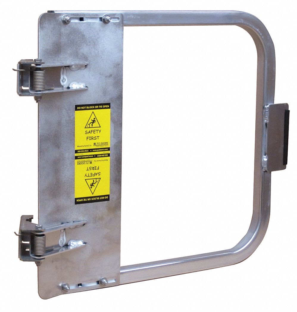 PS DOORS Safety Gate, Gate, Aluminum 39L683LSG30ALU Grainger