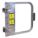 SINGLE-DOOR METAL, ALUMINUM, FOR 34¾ IN TO 38½ IN OPENING W, ADJUSTABLE