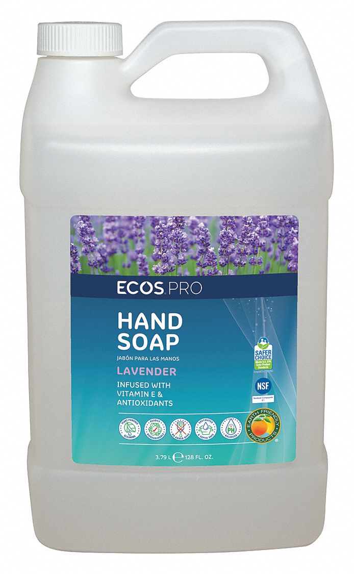 ECOS PRO, Liquid, 1 Gal, Hand Soap - 39N023|PL9665/04 - Grainger