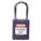 LOCKOUT PADLOCK, KEYED DIFFERENT, NYLON, STANDARD BODY, HARDENED STEEL, PURPLE