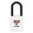 LOCKOUT PADLOCK, KEYED DIFFERENT, NYLON, STANDARD BODY, WHITE, 1 PK