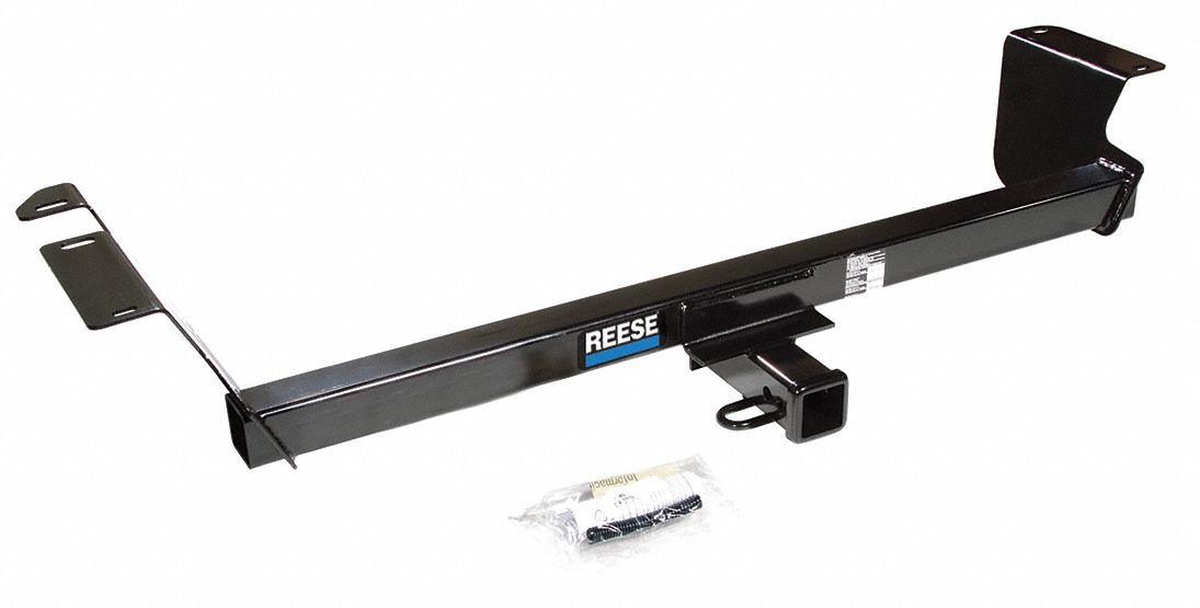 Step Bumper Receiver: III, 4, 000 lb Gross Trailer Wt Capacity, 400 lb Tongue Wt, Steel