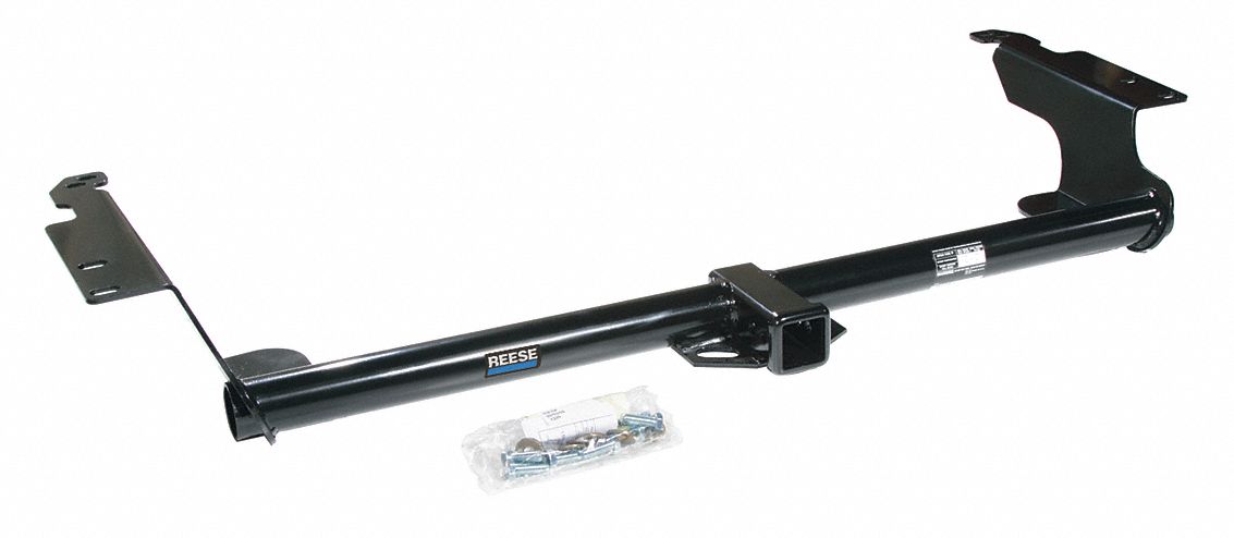 Step Bumper Receiver: III, 4, 500 lb Gross Trailer Wt Capacity, 675 lb Tongue Wt, Steel