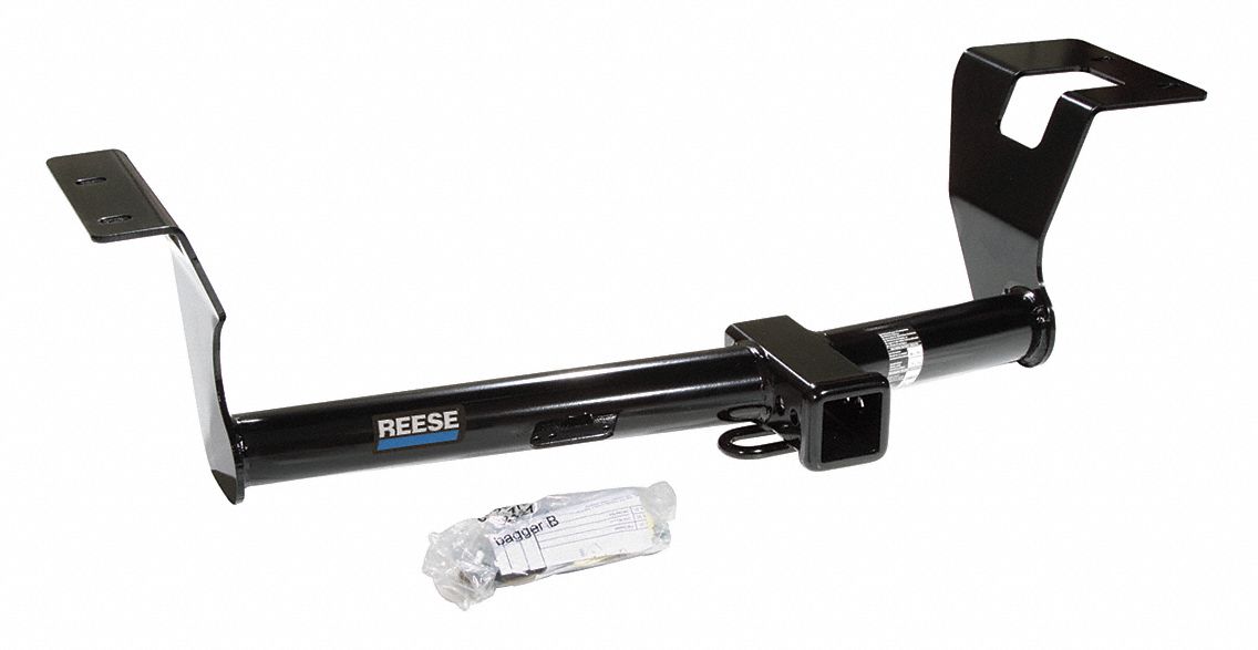 Step Bumper Receiver: III, 4, 500 lb Gross Trailer Wt Capacity, 675 lb Tongue Wt, Steel