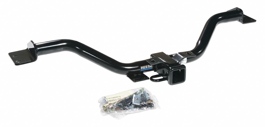 Step Bumper Receiver: III, 5, 000 lb Gross Trailer Wt Capacity, 750 lb Tongue Wt, Steel