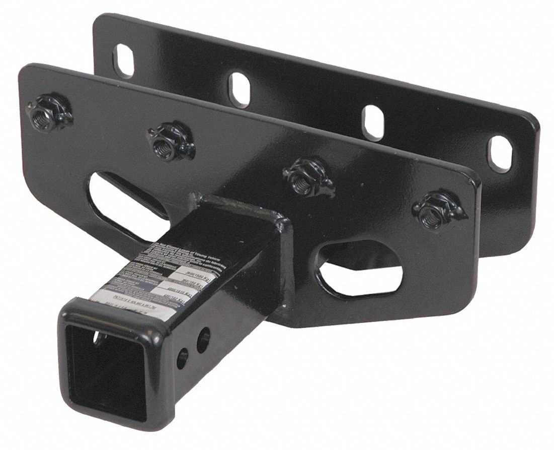 REESE Class III/IV Step Bumper Receiver with Metal Shield ® Black ...