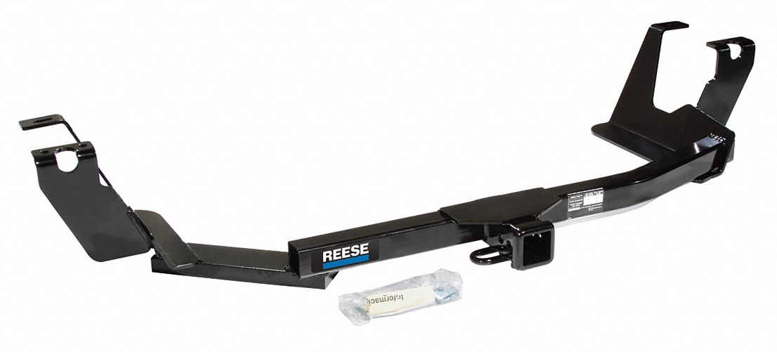 Step Bumper Receiver: III, 3, 500 lb Gross Trailer Wt Capacity, 350 lb Tongue Wt, Steel