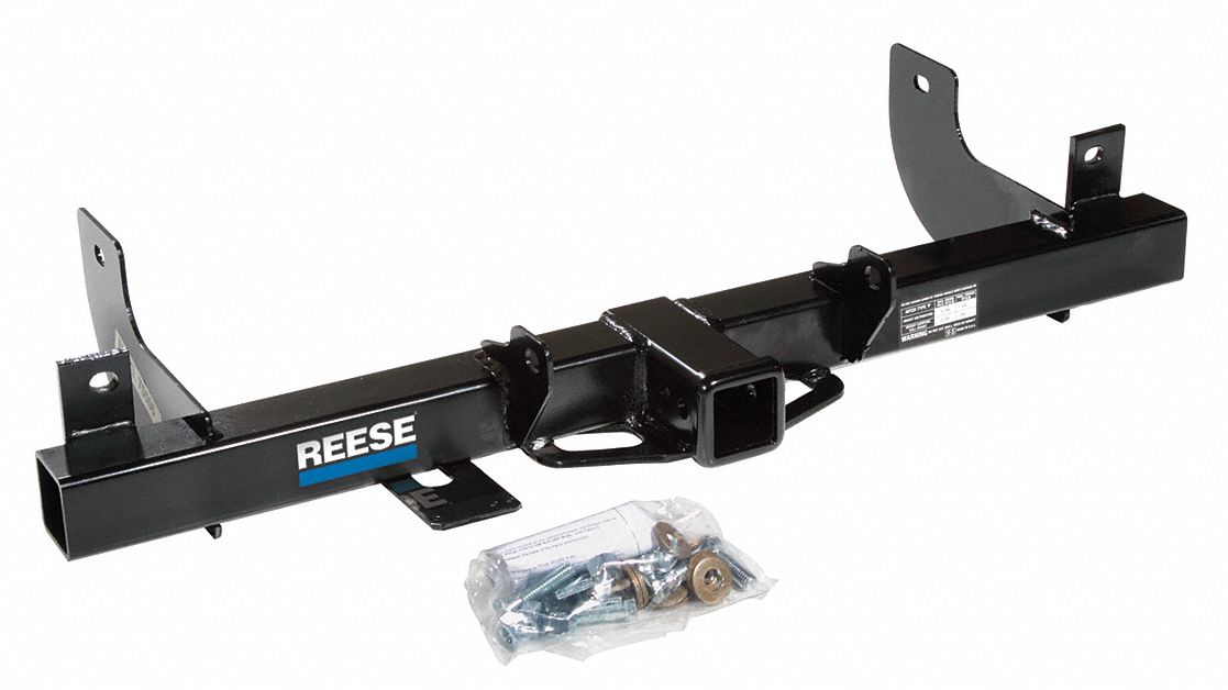 Step Bumper Receiver: IV, 6, 000 lb Gross Trailer Wt Capacity, 600 lb Tongue Wt, Steel