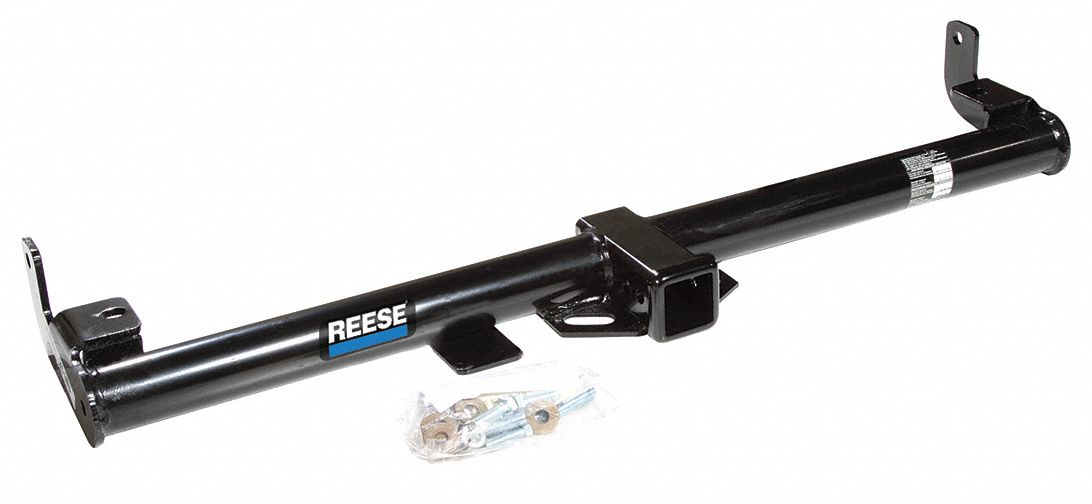 Step Bumper Receiver: III, 4, 000 lb Gross Trailer Wt Capacity, 400 lb Tongue Wt, Steel