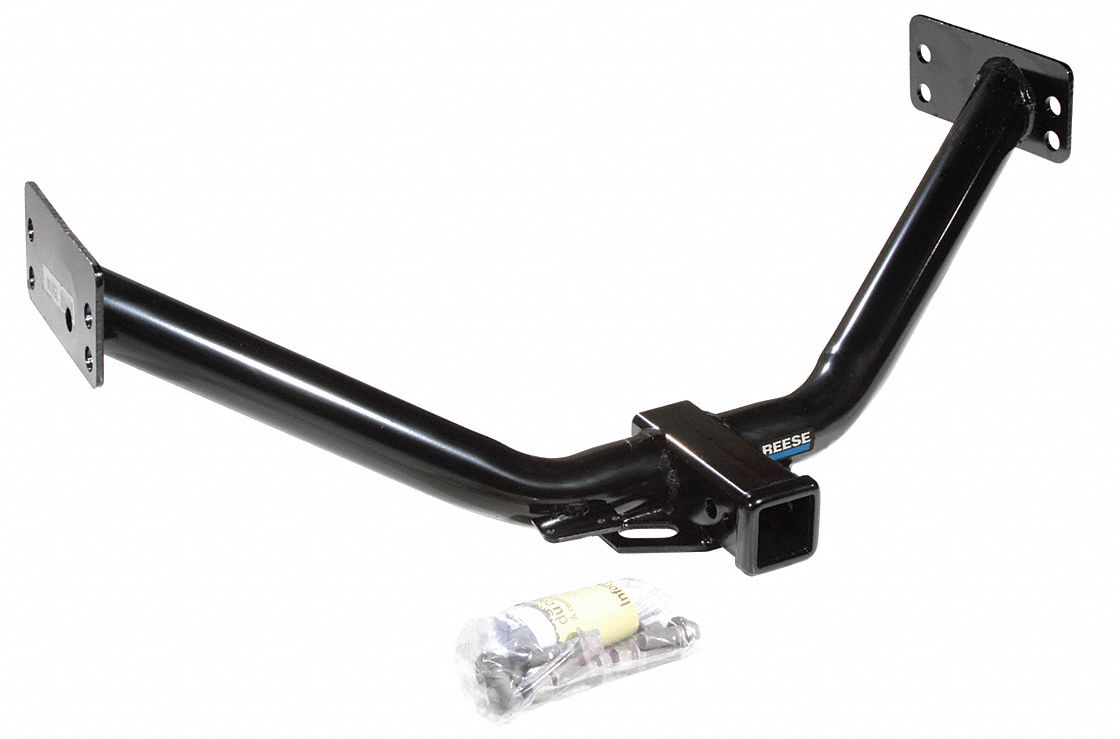 Step Bumper Receiver: III, 4, 000 lb Gross Trailer Wt Capacity, 400 lb Tongue Wt, Steel