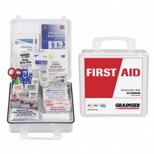 Industrial, 25 People Served per Kit, First Aid Kit - 488G80