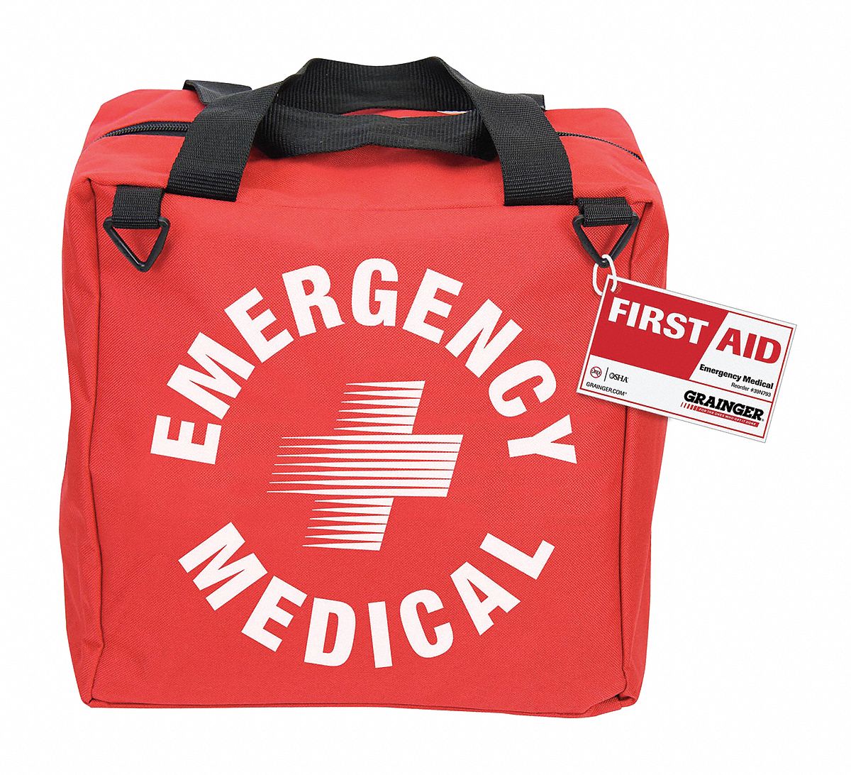 GRAINGER APPROVED Emergency Medical Kit, 25 People Served, Number of ...