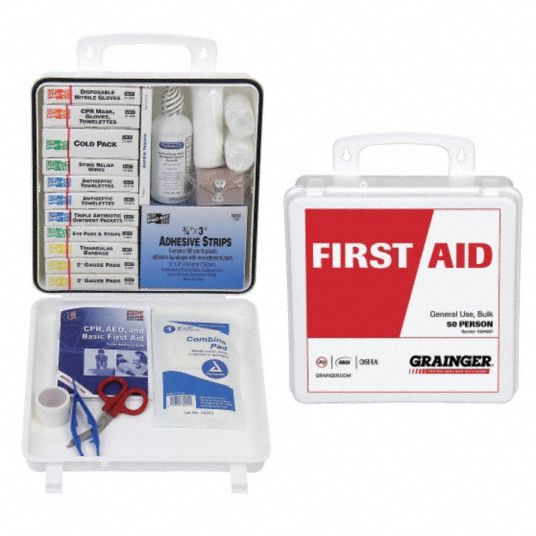 184 Components, Ansi Isea Z308.1-2009, First Aid Kit And Housing 