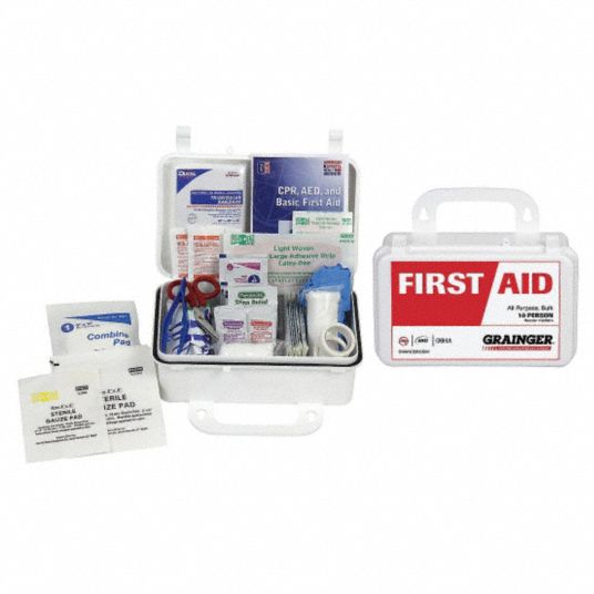 Industrial, 25 People Served per Kit, First Aid Kit - 488G80