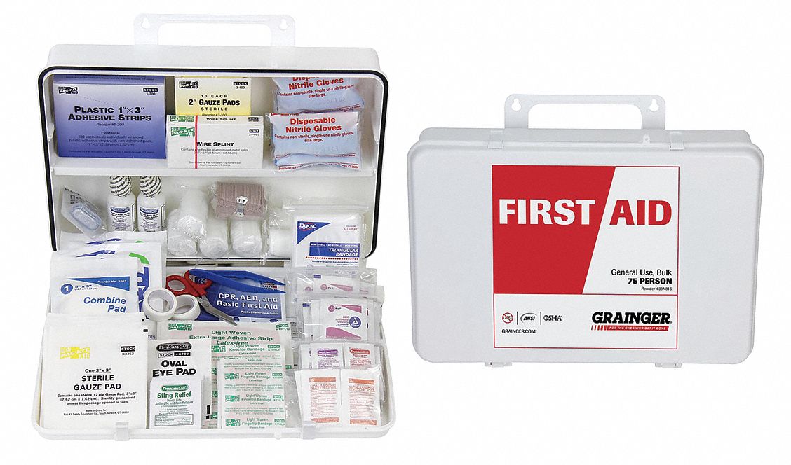 397 Components, ANSI/ISEA Z308.1-2015, First Aid Kit And Housing ...