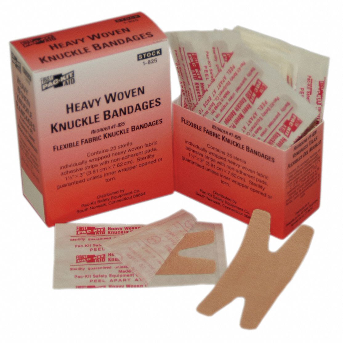 First Aid Only 3 In Lg 1 12 In Wd Adhesive Bandages 39n8841 825