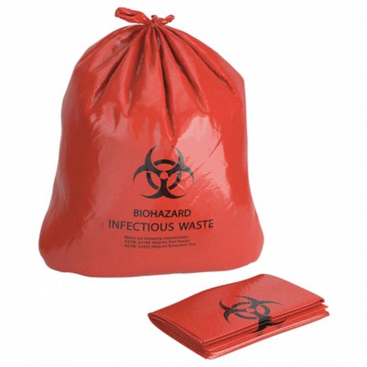 Biohazard Waste Bags & Bin