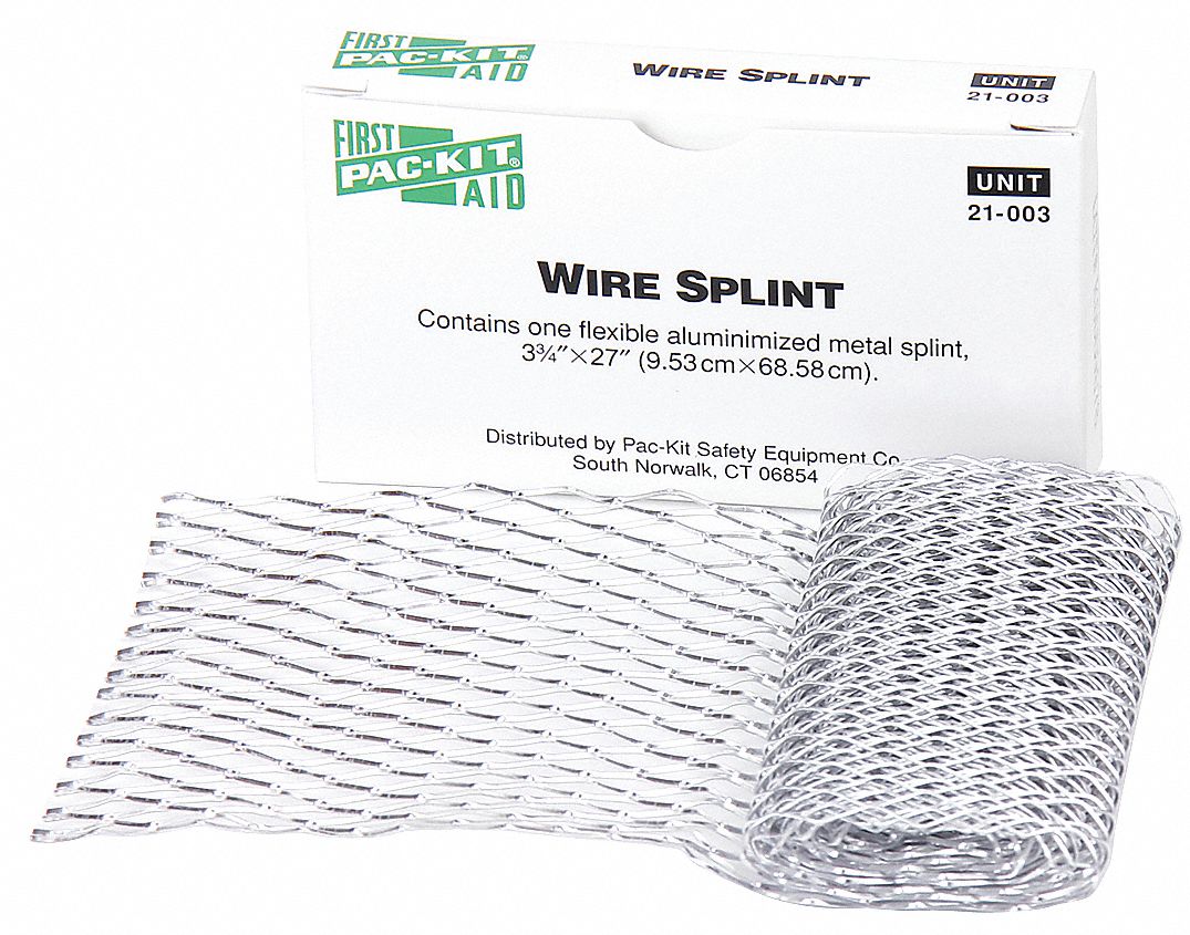 39P022 - Pac-Kit Wire Splint 3-3/4 x 30 in.