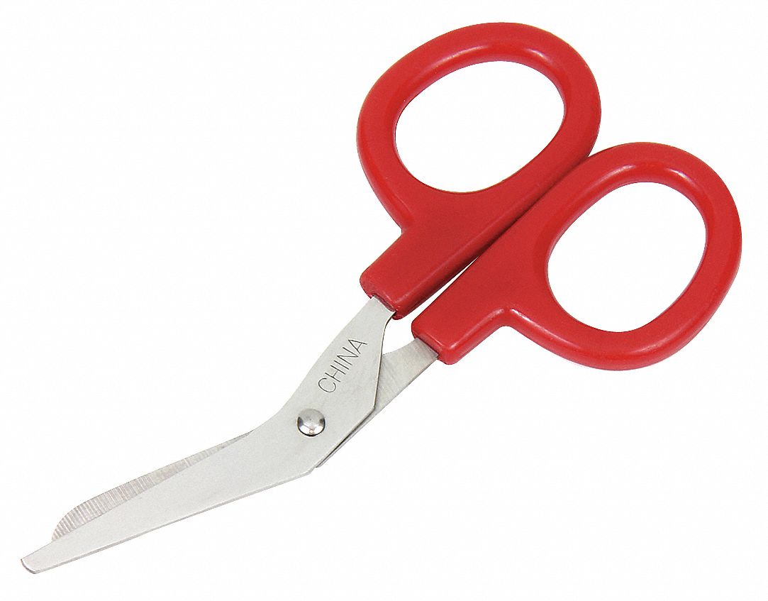 Scissors for First Aid Kit - Red Handles