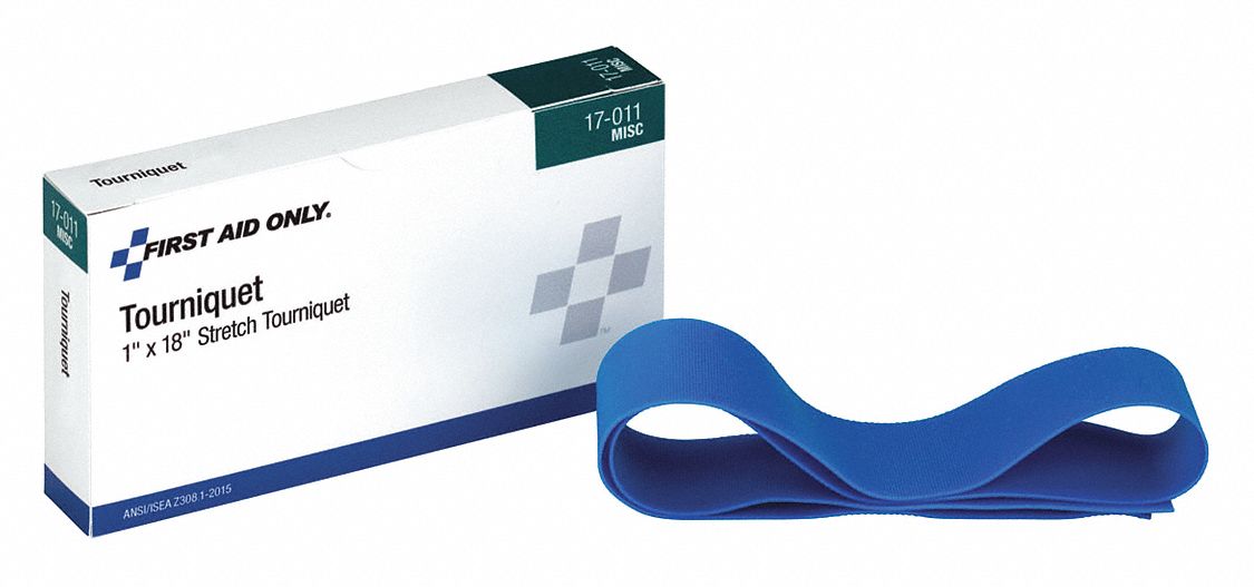 FIRST AID ONLY, Tourniquet, Blue, Tourniquet 39P05517011 Grainger