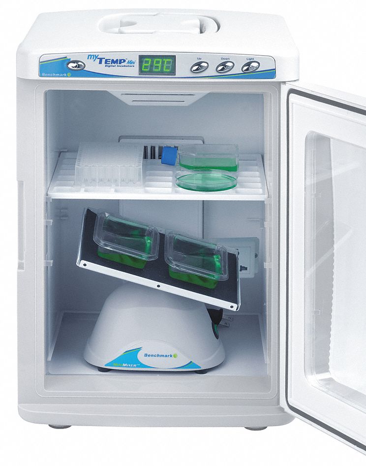 Incubator: Forced Air, 0.75 cu ft Capacity, 14 1/2 in x 13 1/4 in x 18 3/4 in