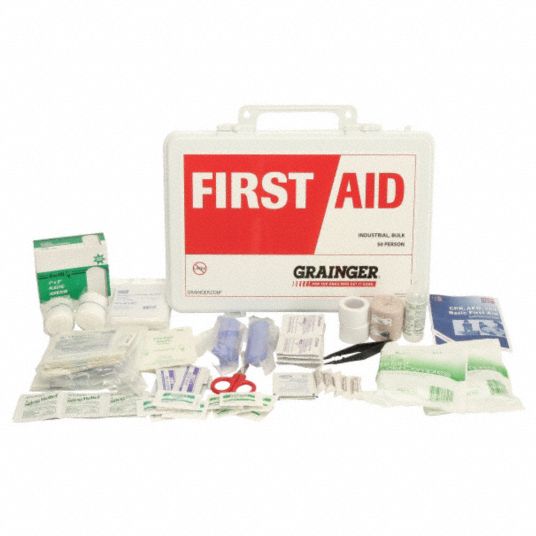 HONEYWELL First Aid Kit, Bulk, White, 22 Pcs, 50 Ppl 39P242Z019830