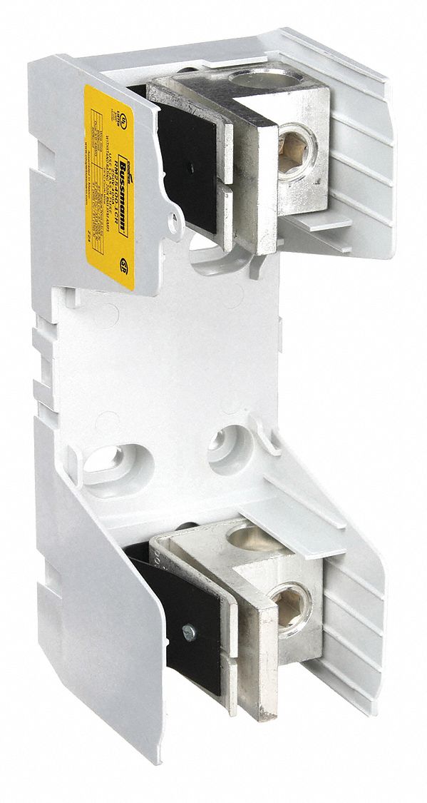 Fuse Block: Open Block Design, 1 Pole, 250 V AC, Box Lug, Non-Indicating