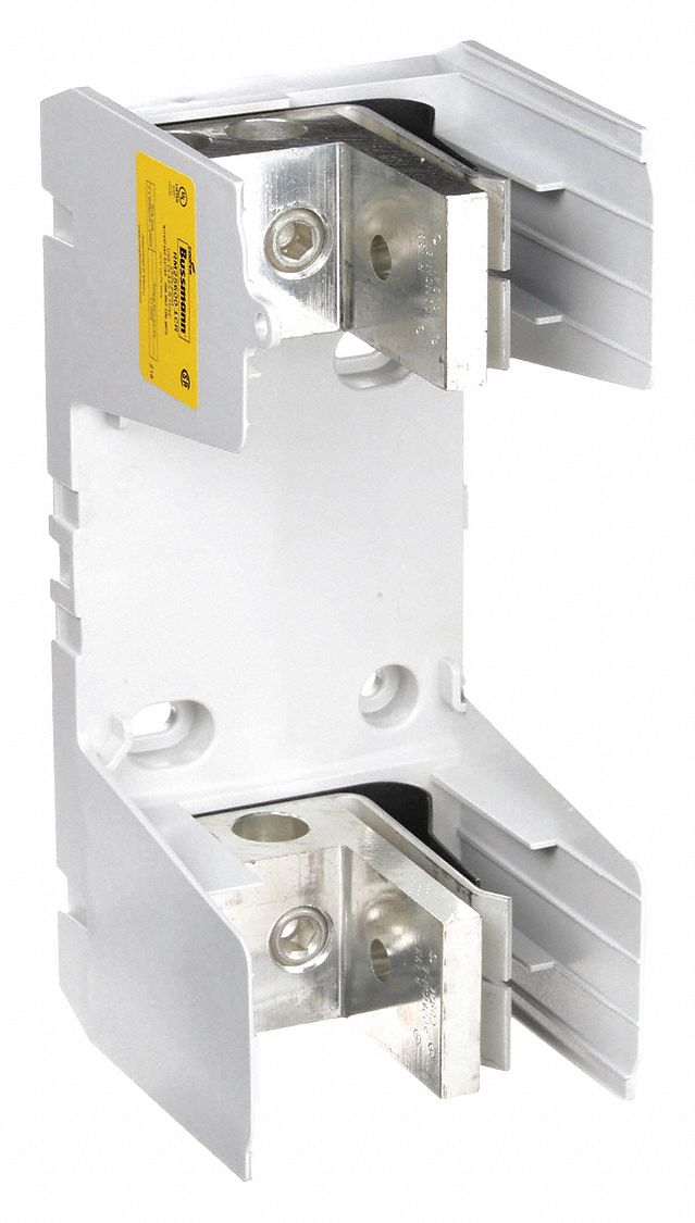 Fuse Block: Open Block Design, 1 Pole, 250 V AC, Box Lug, Non-Indicating