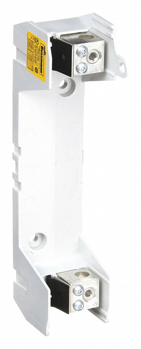 Fuse Block: Open Block Design, 1 Pole, 600 V AC, Box Lug, Non-Indicating