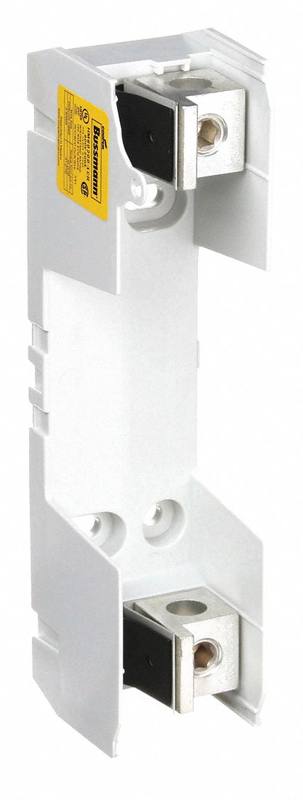 Fuse Block: Open Block Design, 1 Pole, 600 V AC, Box Lug, Non-Indicating
