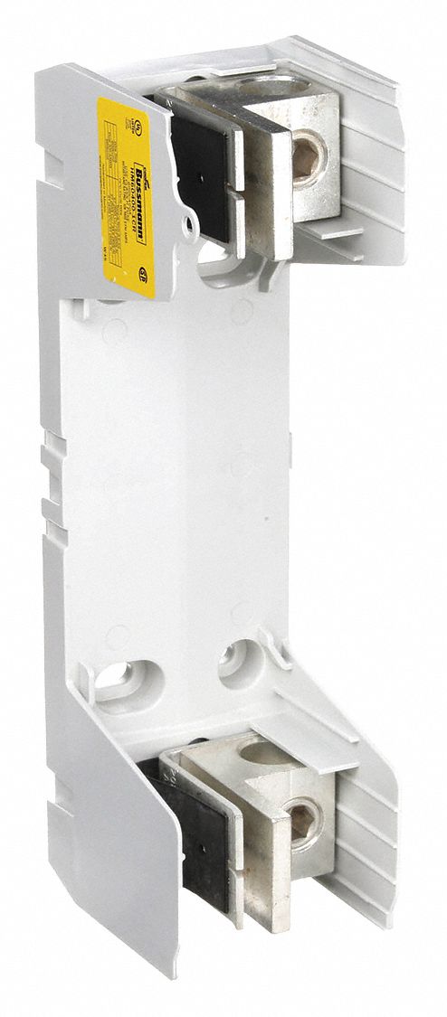 Fuse Block: Open Block Design, 1 Pole, 600 V AC, Box Lug, Non-Indicating