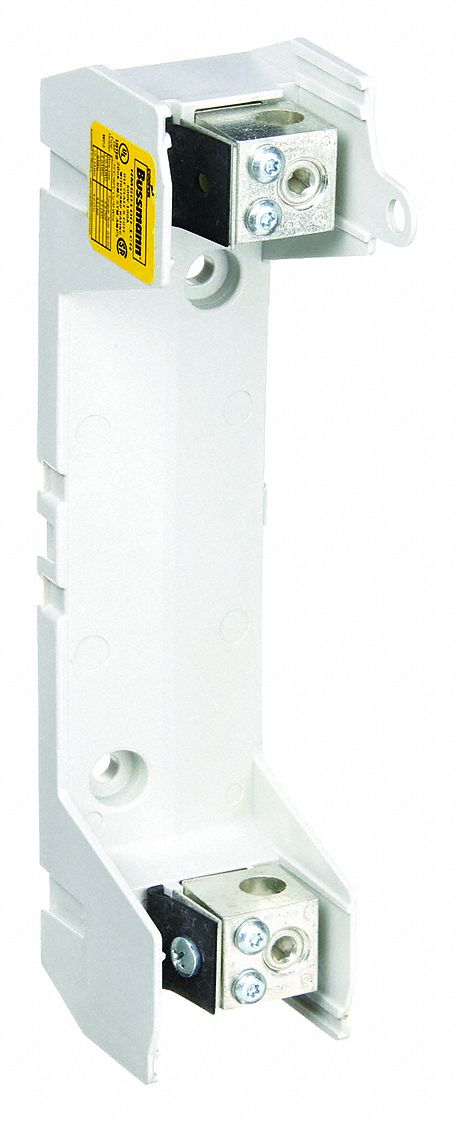 Fuse Block: Open Block Design, 1 Pole, 600 V AC, Box Lug, Non-Indicating