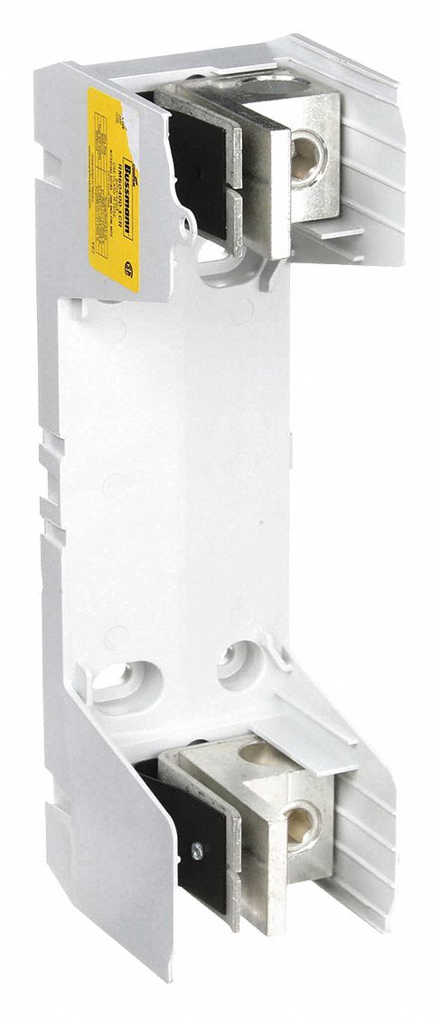 Fuse Block: Open Block Design, 1 Pole, 600 V AC, Box Lug, Non-Indicating