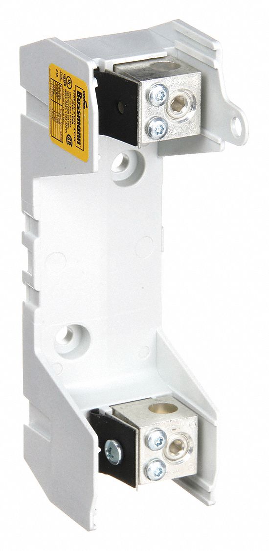 FUSE BLOCK, FITS INDUSTRIAL FUSE TYPE, 1 POLE, 61 TO 100 A, 600V AC/300V DC